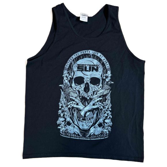 Shattered Sun Large Tank Top Texas Metal Tank Top Metalcore Victory Records L - Picture 1 of 2